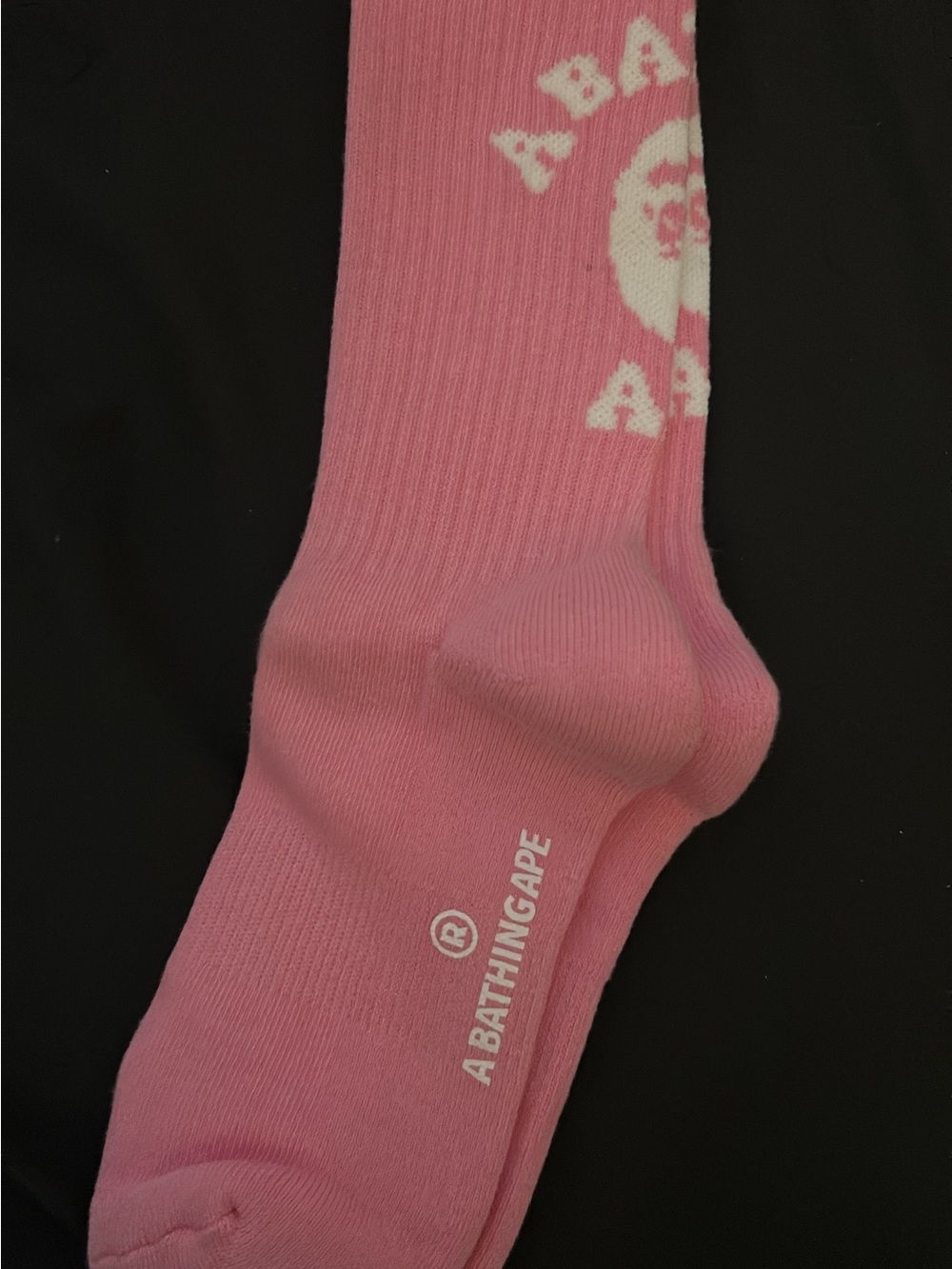 Pink BAPE Socks